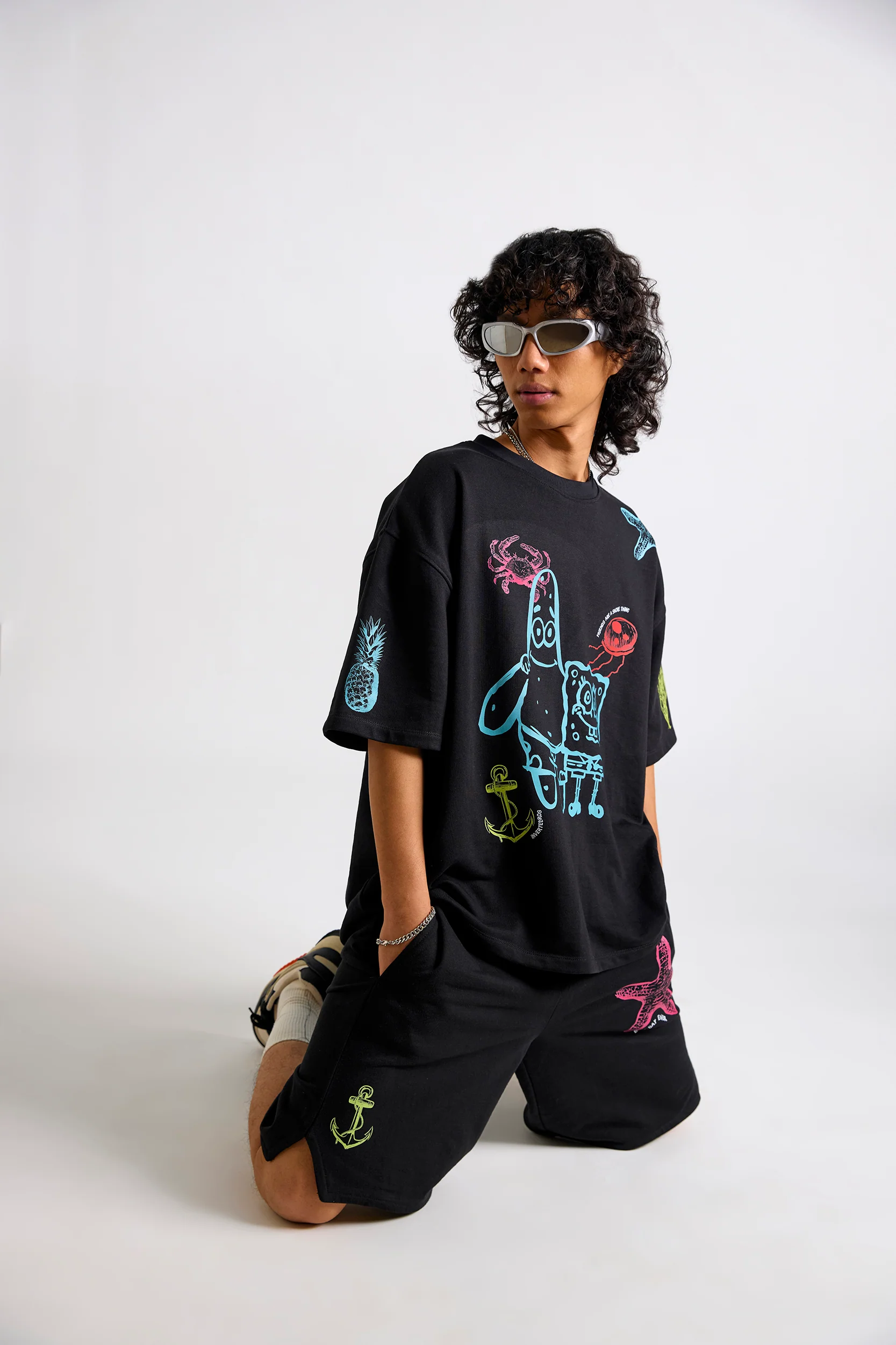 Spongebob:Best Day Ever Men's Oversized T-shirt - Image 3
