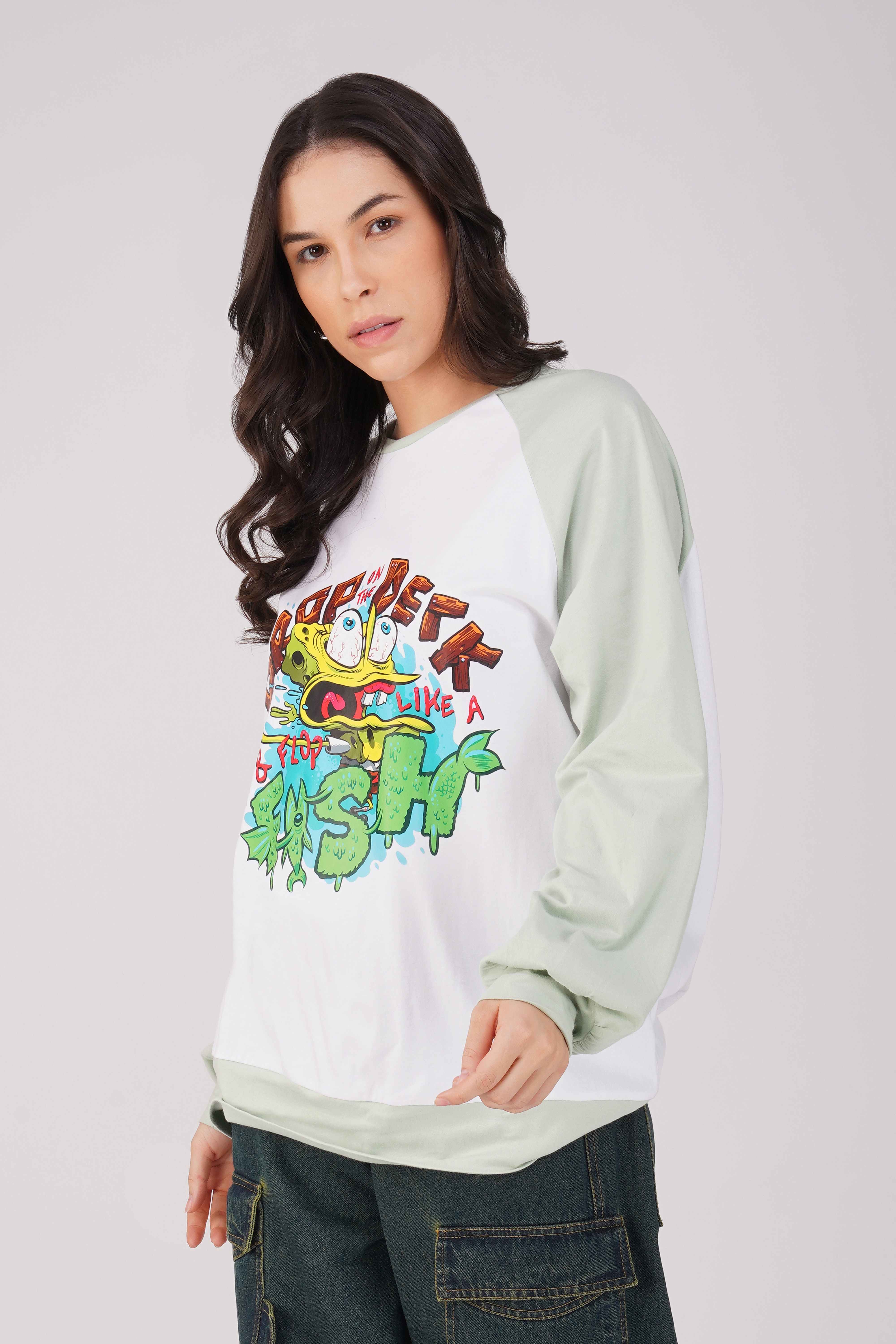 SpongeBob: Flop Like a Fish T-shirt - Image 3