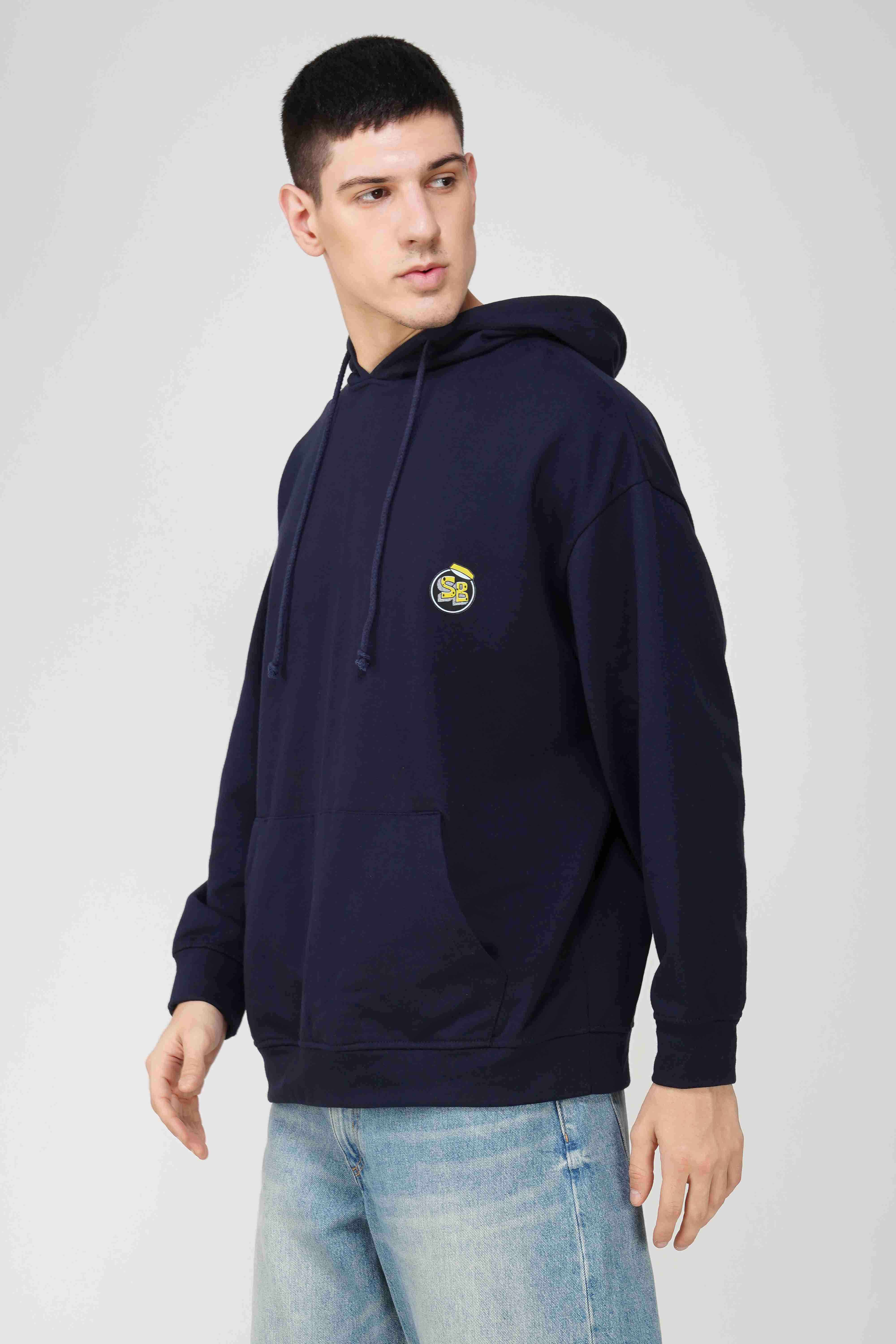 SpongeBob: Gnarly Printed Oversized Men's Hoodie - Image 5