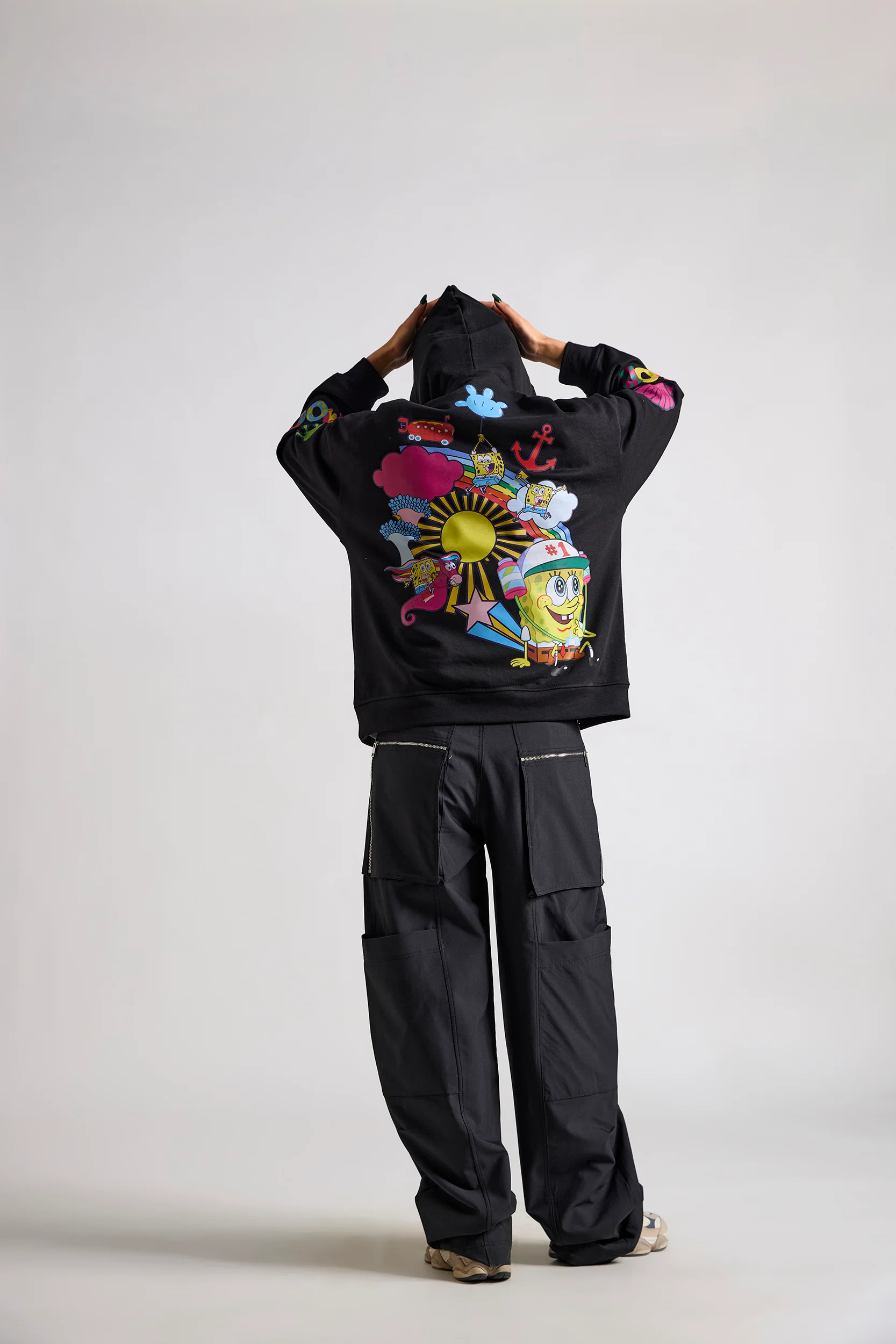 Spongebob:Good Mood Oversized Hoodie - Image 9