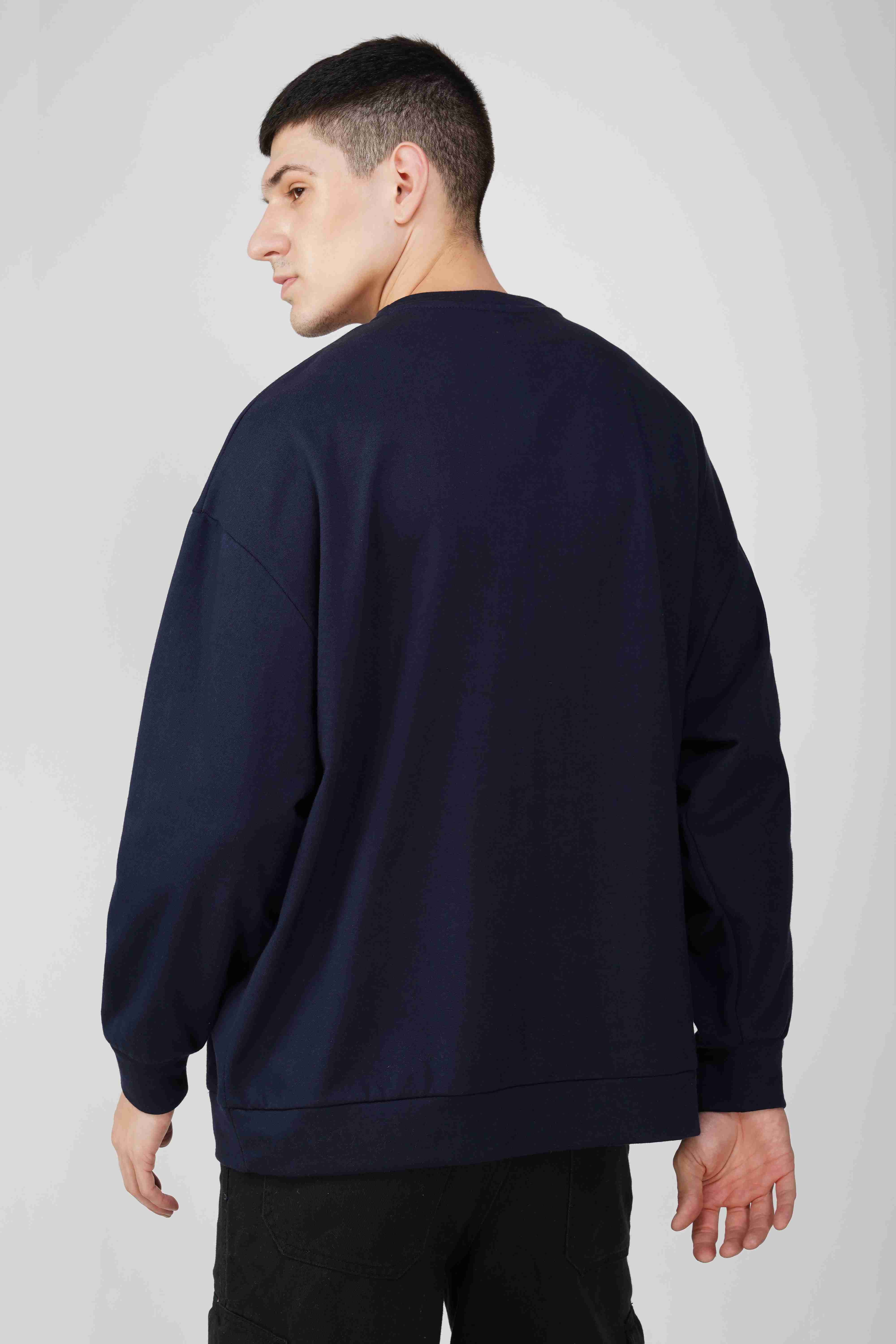 SpongeBob: Jumping Jellyfish Oversized Men's Sweatshirt - Image 5