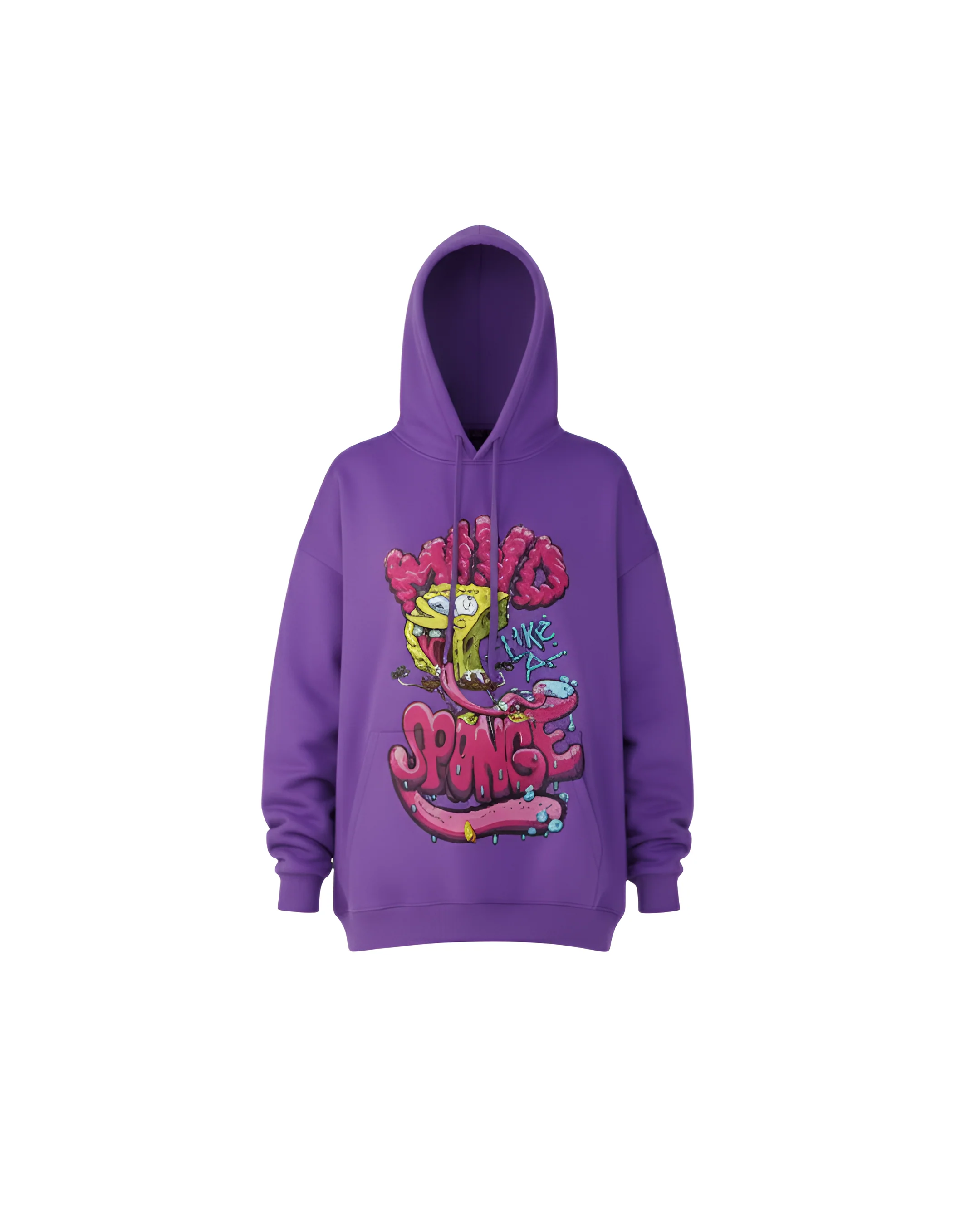 SpongeBob: Mind Like A Sponge Oversized Men's Hoodie - Image 2
