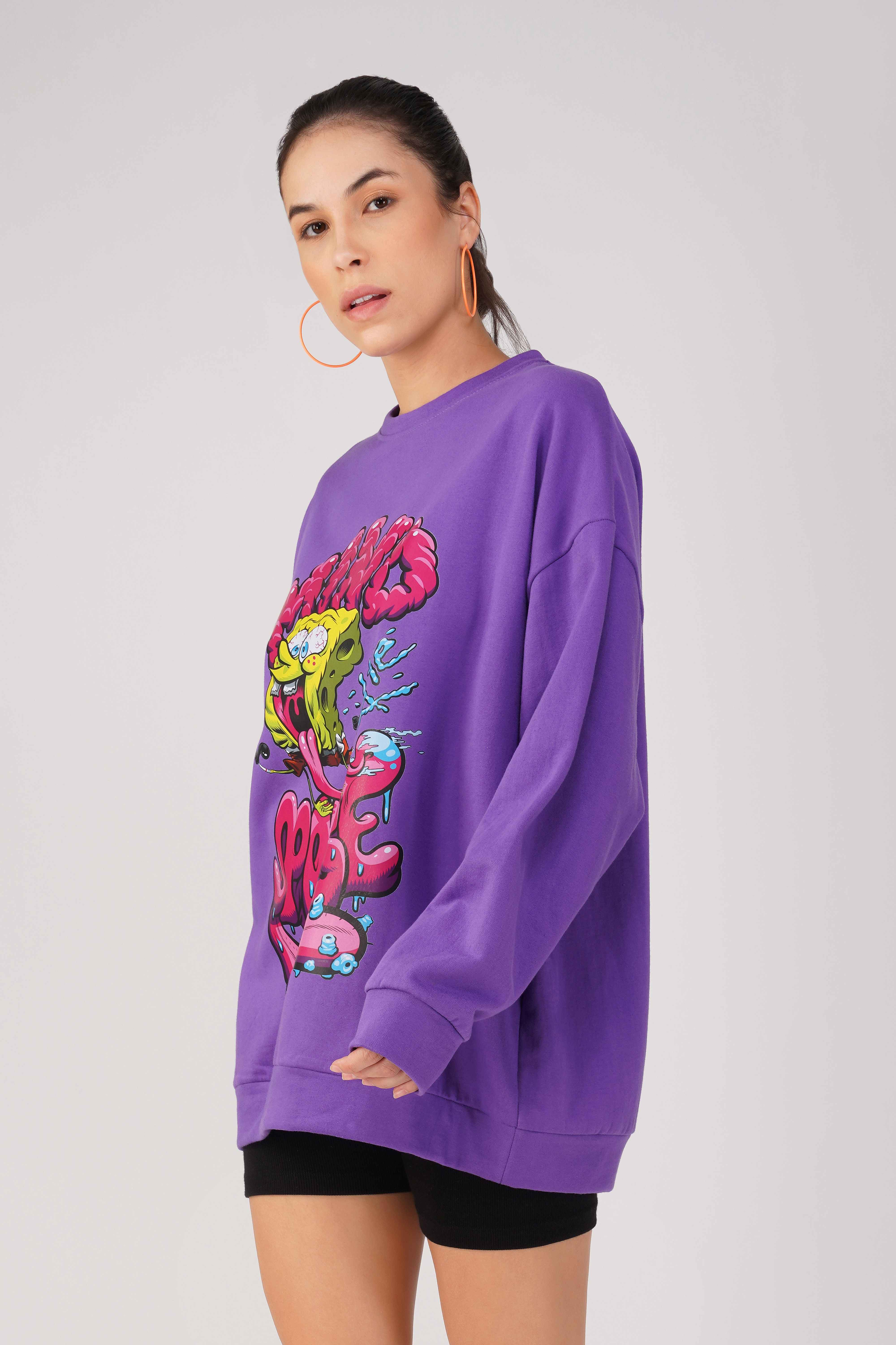 SpongeBob: Mind Like A Sponge Oversized Sweatshirt - Image 7
