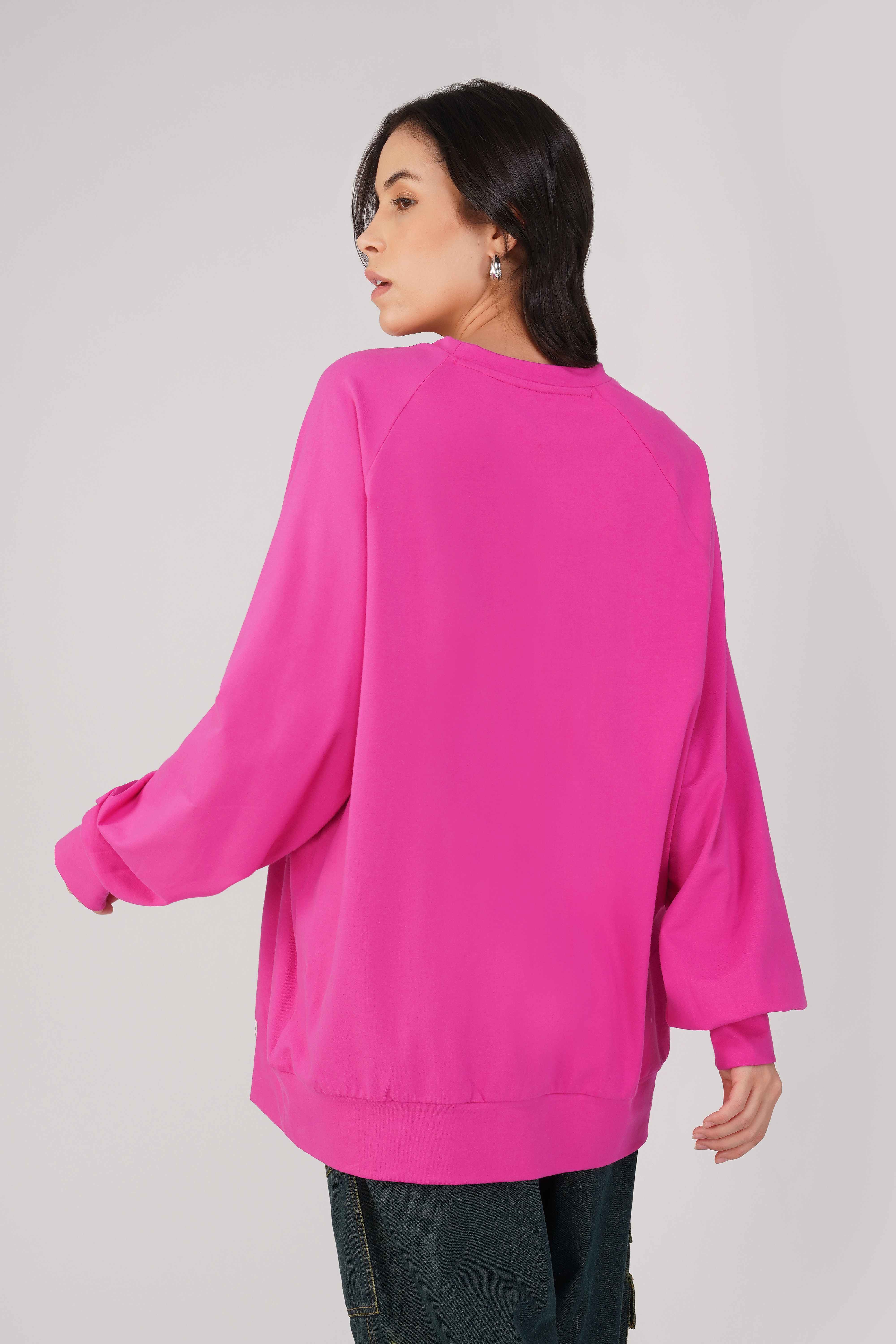 SpongeBob: Off to the Races Oversized T-shirt-Pink - Image 4