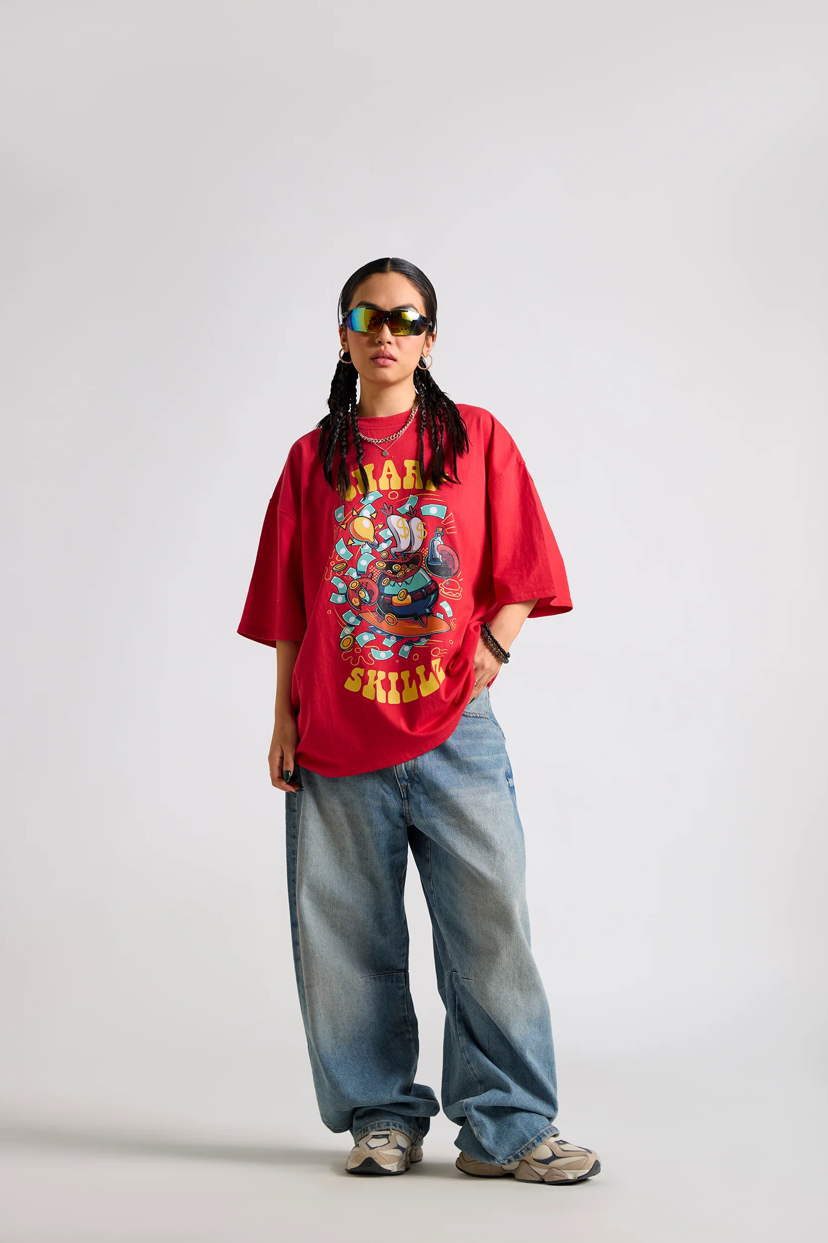 Spongebob:Sharp Skillz Oversized T-shirt - Image 3