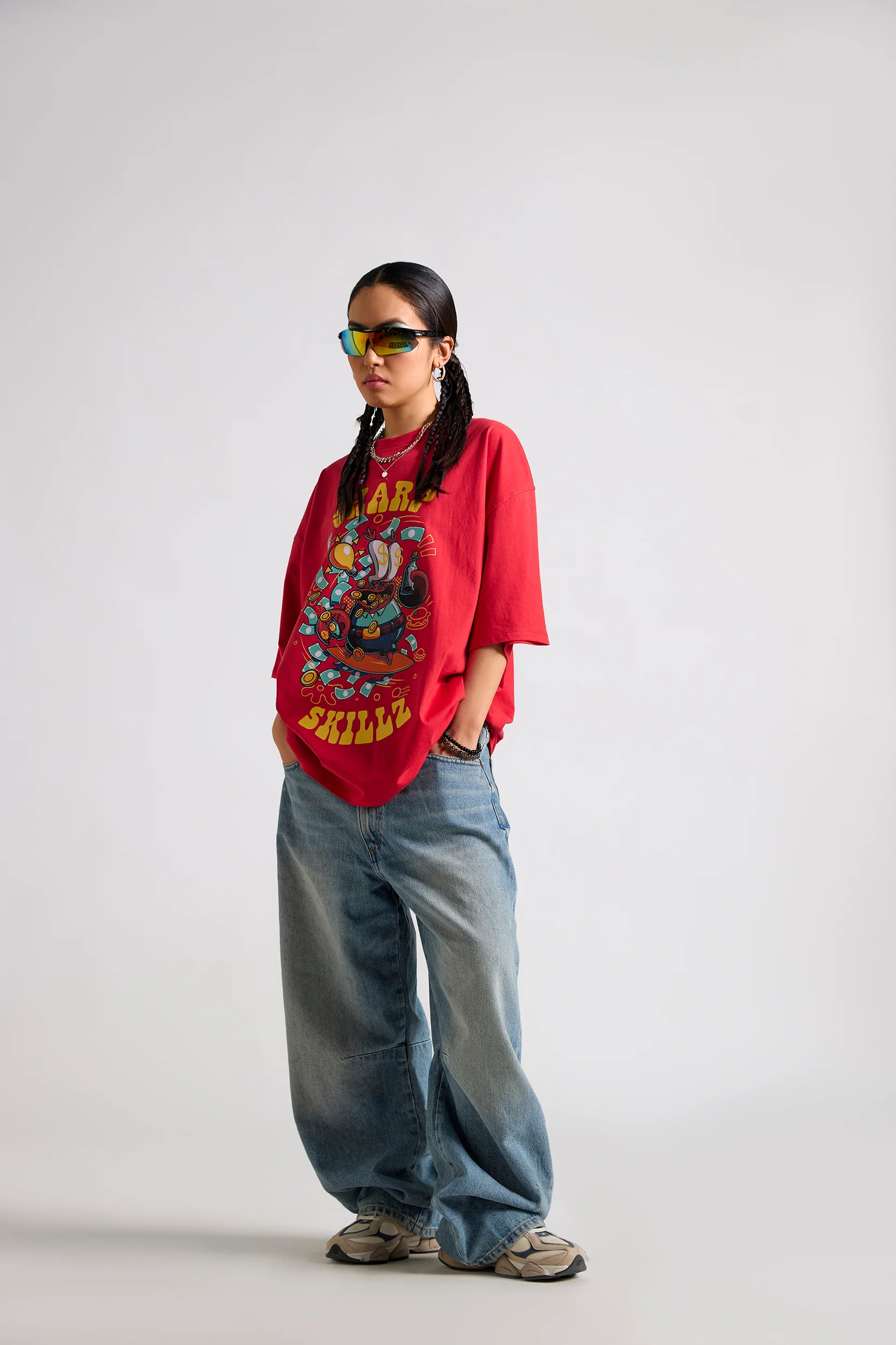 Spongebob:Sharp Skillz Oversized T-shirt - Image 4