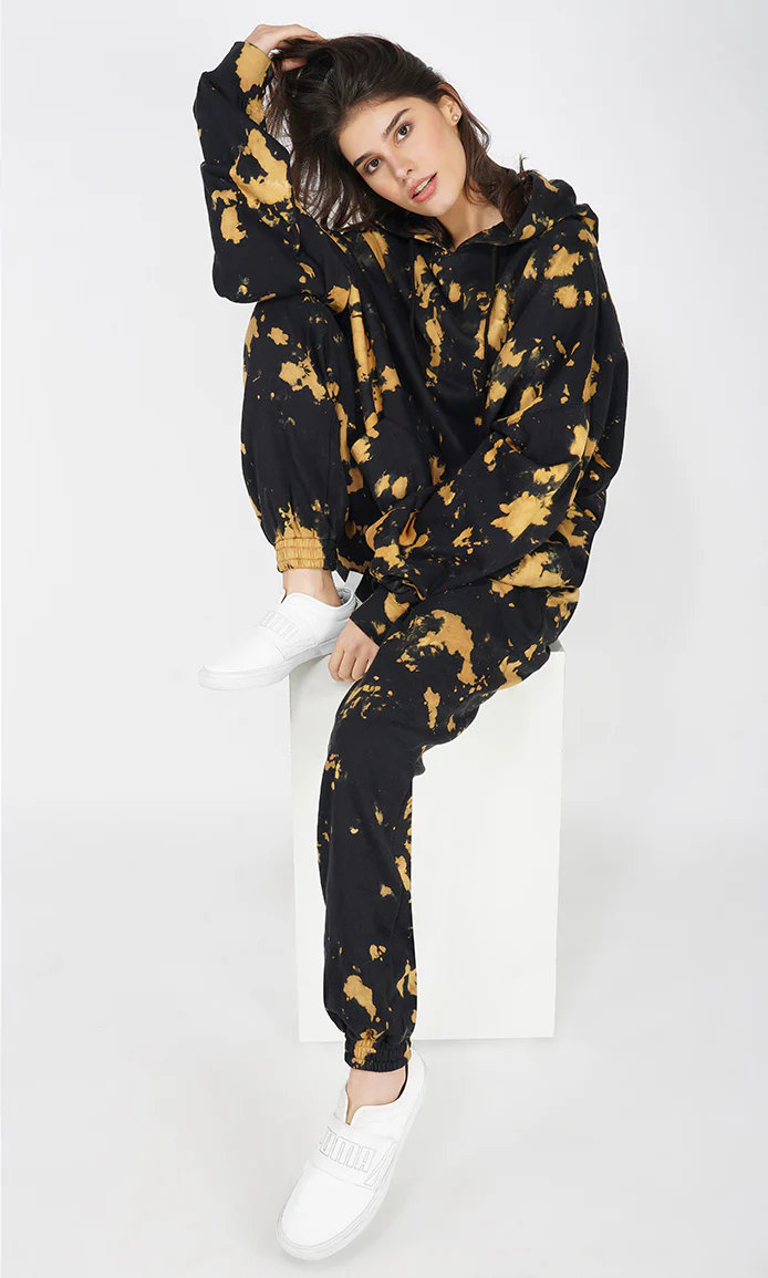 Tie & Dye Over-sized Hoodie and Joggers Set - Image 5