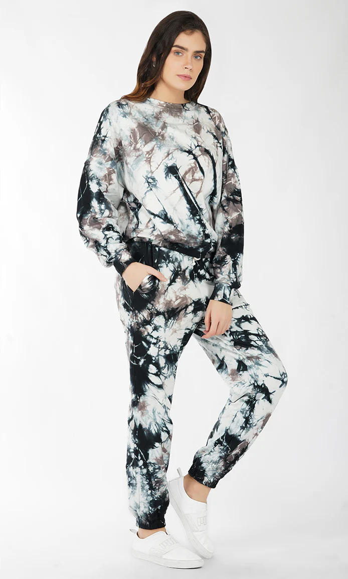Tie & Dye Oversized Sweatshirt and Joggers Set - Image 6