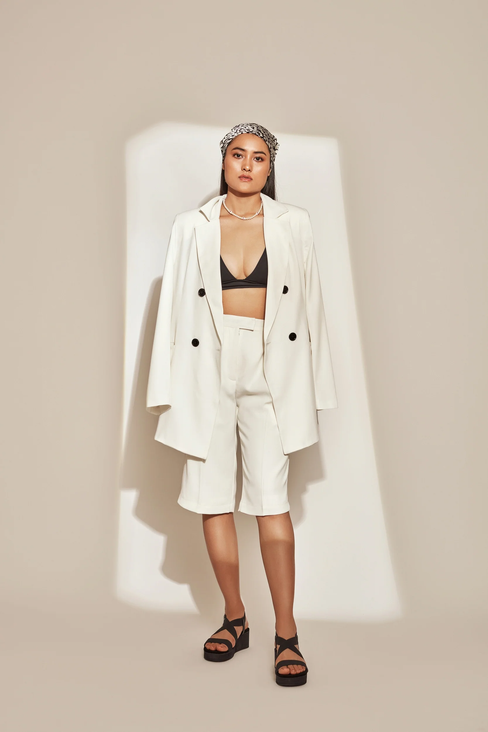 White Oversized Blazer