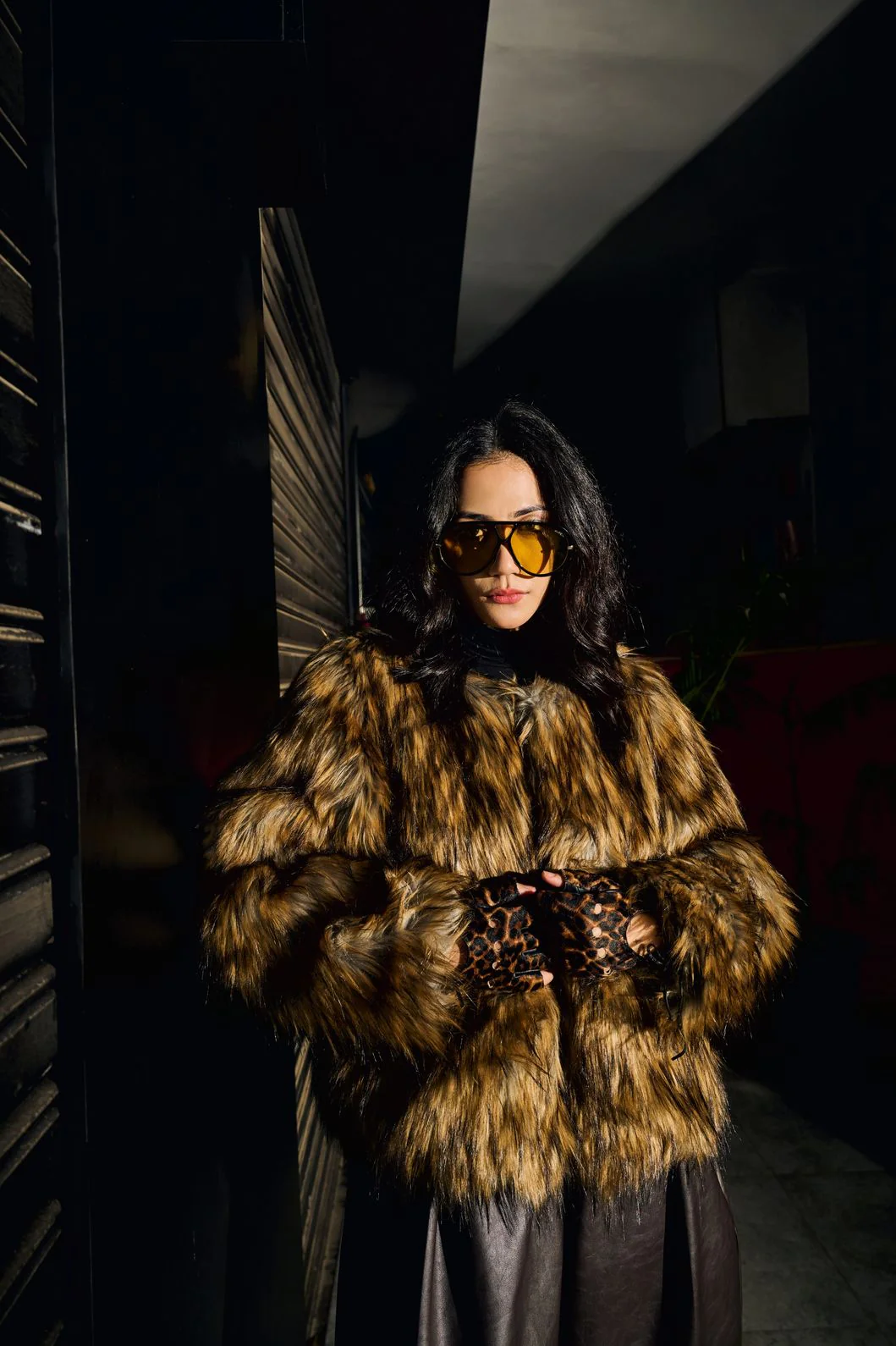Wild Luxe Faux Fur Jacket - Image 3