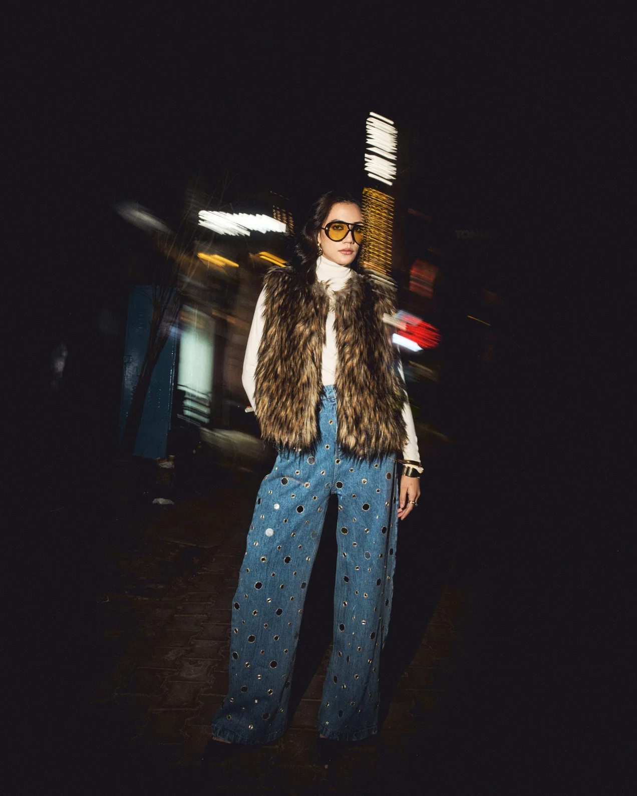 Wild Luxe Faux Fur Vest - Image 6