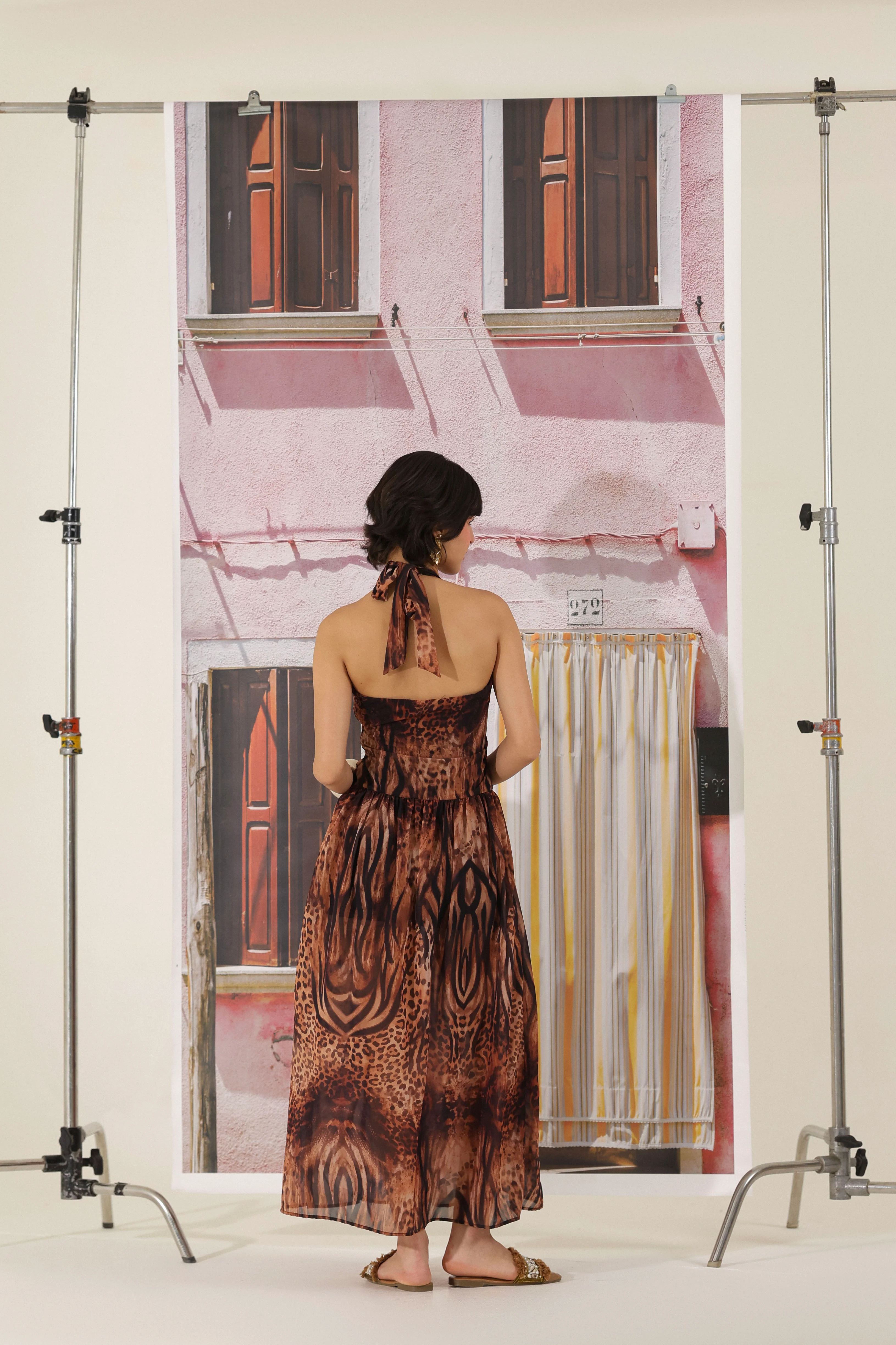 Wild Muse Halter Dress - Image 3